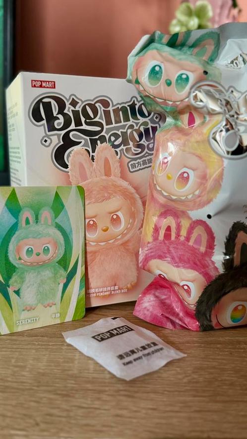 Originele Labubu Big Into Energy “Serenity”, Kinderen en Baby's, Speelgoed | Knuffels en Pluche, Nieuw, Overige typen, Ophalen