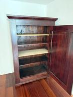 Oude Bruine Kast met Planken, Huis en Inrichting, Kasten | Buffetkasten, Ophalen, Gebruikt, 100 tot 150 cm, 150 tot 200 cm