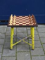 Industrieel schaaktafeltje (inclusief schaakstukken), Ophalen