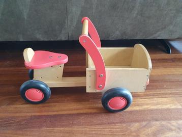 Stevige houten bakfiets   beschikbaar voor biedingen