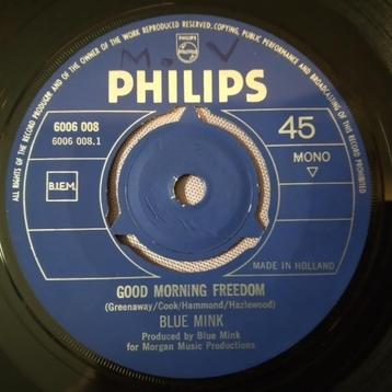 45t. blue mink. good morning freedom. ex beschikbaar voor biedingen