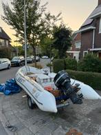 Zodiac Futura 4.70m 60PK + Wegtrailer, Watersport en Boten, Rubberboten, Ophalen, Benzine, Minder dan 70 pk, Overige materialen