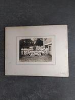 Foto op karton Turnvereniging Exelsior Middelburg ca 1920, Ophalen of Verzenden, Voor 1940, Gebruikt