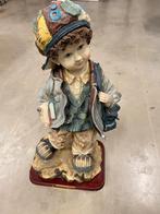 Baytex Collection Beeld Jongen met Boeken, Huis en Inrichting, Woonaccessoires | Overige, Ophalen of Verzenden, Zo goed als nieuw