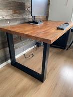 Robuuste bureau/ tafel - Walnoot & Staal, Ophalen, Gebruikt
