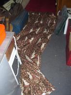 GORDIJNEN, Huis en Inrichting, Stoffering | Gordijnen en Lamellen, Bruin, 200 cm of meer, Ophalen of Verzenden, Zo goed als nieuw