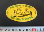sticker Roggel DE LEISTERT recreatieoord Camping Limburg 068, Ophalen, Zo goed als nieuw, Bedrijf of Vereniging