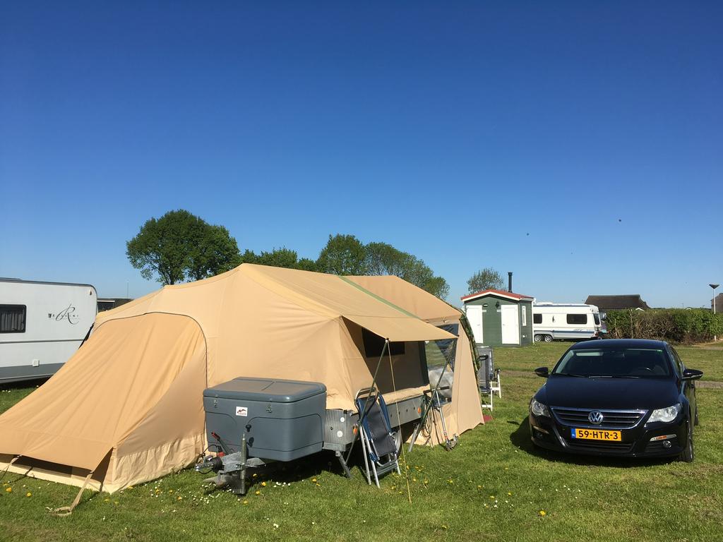 Cabanon Malawi 1.0 deluxe met keuken en koelkast!, Ophalen, Beige, Cabanon, Aanwezig