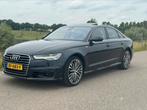 Bomvol Audi A6 3.0 TDI Quattro S-tron 200KW 2015 Blauw van, Automaat, Zwart, Blauw, USB