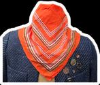Vintage Katoenen Sjaal - Hermes Stijl, Hoed, Nieuw, Vintage, One size fits all