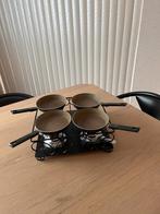 Gourmetstel 4 personen met branders, Ophalen of Verzenden, Gebruikt, 4 t/m 7 personen