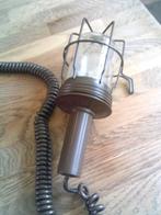 Vintage jaren 70 reklamp looplamp roosterlamp, Ophalen of Verzenden, Gebruikt, Industriële lamp bouwlamp kluslamp mancave