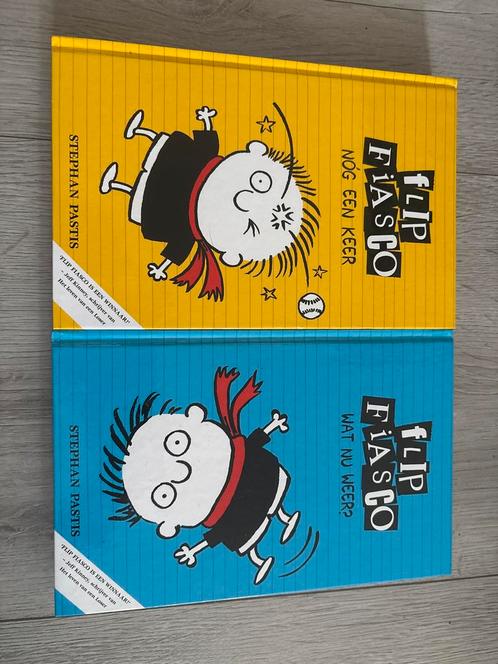 Flip Fiasco - 2 Boeken - Stephan Pastis, Boeken, Kinderboeken | Jeugd | onder 10 jaar, Zo goed als nieuw, Fictie algemeen, Ophalen