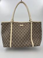 Gucci Supreme Tote Bag, Ophalen of Verzenden, Zo goed als nieuw, Beige, Schoudertasje
