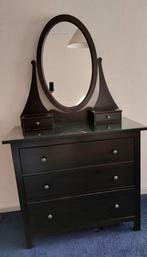 kaptafel zwart, Huis en Inrichting, Tafels | Kaptafels, Ophalen, Gebruikt, 100 tot 150 cm, 50 tot 100 cm