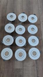 12 LED inbouwpots met geïntegreerde lichtbron (art. 507789), Huis en Inrichting, Lampen | Spots, Kunststof, Gebruikt, Led, Ophalen of Verzenden