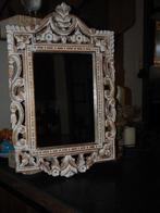 Houten Wandspiegel, Ophalen, Minder dan 50 cm, Gebruikt, Minder dan 100 cm