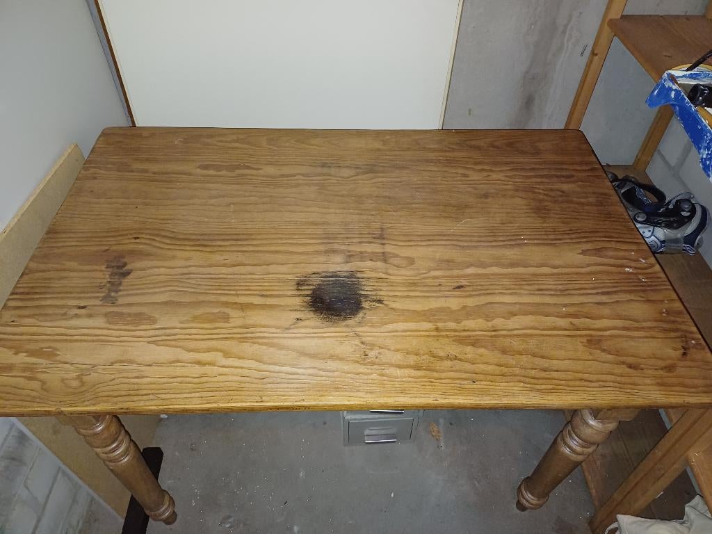 Vintage boerentafel, Ophalen