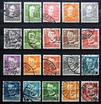 Denemarken : 20 kopjes Koning Christiaan X en Frederik XI, Ophalen of Verzenden, Denemarken, Gestempeld