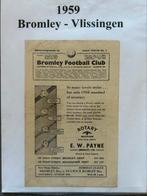 Bromley - Vlissingen 1959, Ophalen of Verzenden, Gebruikt, Overige binnenlandse clubs