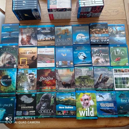 31 natuur blu rays (series) zgan, Cd's en Dvd's, Blu-ray, Zo goed als nieuw, Documentaire en Educatief, Ophalen of Verzenden