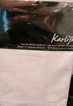 Karlijn Wit Jacuard Damast Tafelkleed - Nieuw, Ophalen of Verzenden, Nieuw, Rechthoek, Binnen