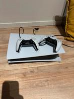 Playstation 5 Disk + 2 Controllers + headset en 7 spellen, Spelcomputers en Games, Spelcomputers | Sony PlayStation 5, Ophalen of Verzenden