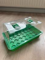 Romberg Kweekbak 2-delig - 28 potjes, Kunststof, Gebruikt, Balkon, Ophalen of Verzenden