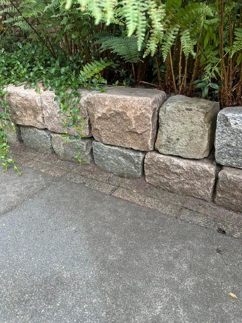 Basalt keien, Tuin en Terras, Tegels en Klinkers, Gebruikt, Overige typen, Overige materialen, Ophalen