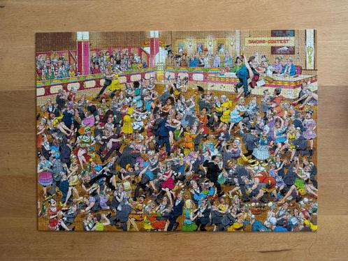 Jan van Haasteren Puzzel 1000 stukjes Ballroom Dansen, Hobby en Vrije tijd, Denksport en Puzzels, Zo goed als nieuw, Legpuzzel