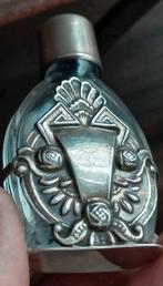 Antiek sterling zilveren gedecoreerde parfumfles 925, Antiek en Kunst, Ophalen of Verzenden, Zilver