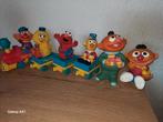 TYCO PRESCHOOL VINTAGE TREIN SESAMSTRAAT EN 2  BERT figuren, Ophalen of Verzenden, Gebruikt