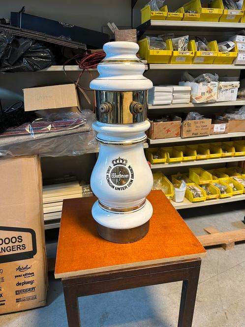 Porseleinen Warsteiner tap, Witgoed en Apparatuur, Thuistaps, Gebruikt, Overige merken, Ophalen