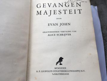 Gevangen Majesteit door Evan John beschikbaar voor biedingen