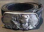 Zilveren gesp met riem, Antiek en Kunst, Ophalen of Verzenden