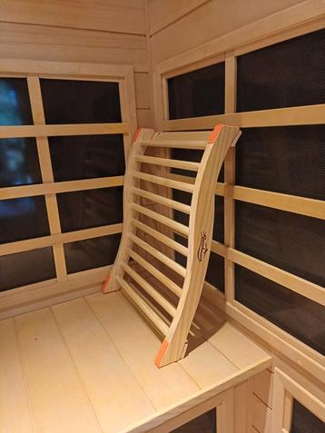 Rugsteun rugleuning sauna 1x gebruikt beschikbaar voor biedingen