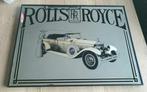 4 Rolls Royce spiegels / reclameborden. Vintage., Ophalen of Verzenden, Rechthoekig, Minder dan 50 cm