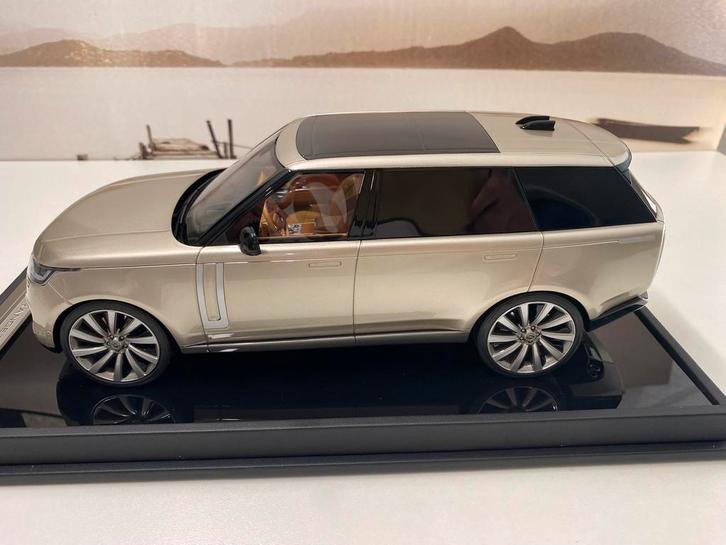 1:18 MOTORHELIX MH 1:18 Range Rover 2023 light gold, Hobby en Vrije tijd, Modelauto's | 1:18, Nieuw, Auto, Overige merken, Ophalen of Verzenden