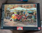 Eduka puzzel bloemenkraam., Ophalen of Verzenden, 500 t/m 1500 stukjes, Zo goed als nieuw, Legpuzzel