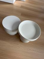 Bijzettafeltjes - Beige / crème, Minder dan 55 cm, Rond, Nieuw, Ophalen