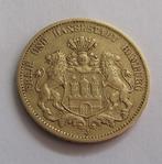 Hamburg 20 mark 1884, Postzegels en Munten, Munten | Europa | Niet-Euromunten, Verzenden, Duitsland, Goud