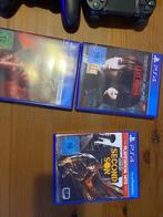 PS4 – 2 Controllers + 3 Games, Met 2 controllers, Ophalen of Verzenden, Zo goed als nieuw, Slim