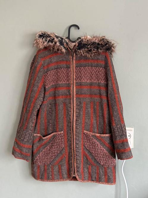 Oversized River Island Hippie Tussen Jas met nep bont kraag, Kleding | Dames, Jassen | Winter, Zo goed als nieuw, Maat 42/44 (L)
