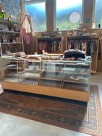 Vintage Toonbank met Glazen Vitrinekast, Ophalen
