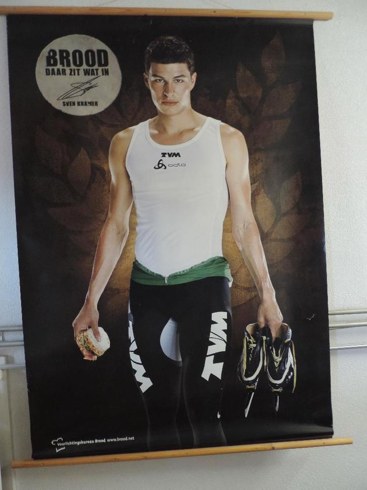 SVEN KRAMER Bushokjesposter – abriposter – mega formaat, Verzamelen, Posters, Zo goed als nieuw, Film en Tv, Deurposter of groter