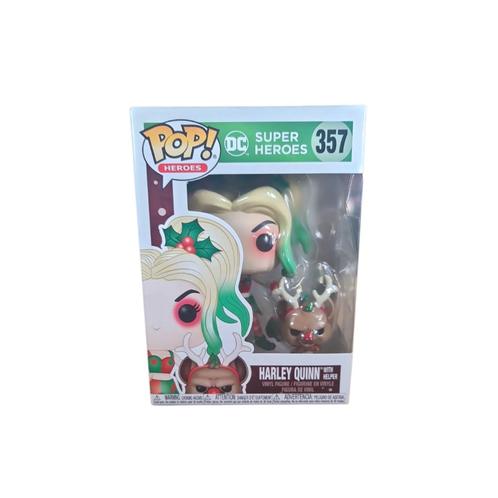 Funko Pop! 357 DC Super Heroes Harley Quinn With Helper, Kinderen en Baby's, Speelgoed | Actiefiguren, Zo goed als nieuw