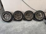Subaru WRX Japan Racing JR30 17 inch 5x100 velgen met banden, Ophalen, Banden en Velgen, 17 inch, Personenwagen