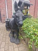 Beton ezel met kar, Tuin en Terras, Ophalen, Zo goed als nieuw, Beton