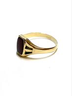 14k gouden ring met een carneool, -, -, Ophalen of Verzenden, Zo goed als nieuw