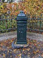 Solide Engelse stijl kolombrievenbus, Tuin en Terras, Ophalen, Gebruikt, IJzer, Staande brievenbus